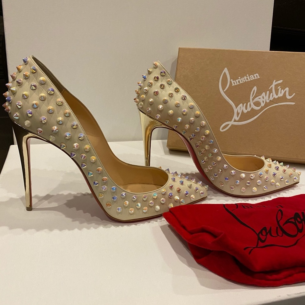Christian Louboutin Follies Spike Stilletos